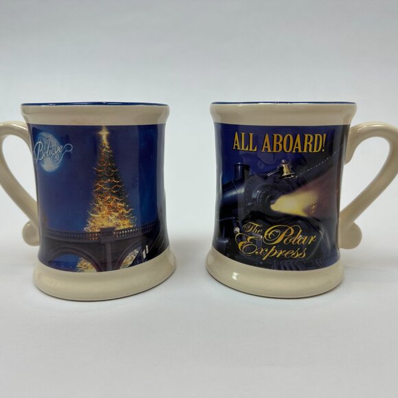 The Polar Express 3D Coffee Hot Chocolate Mug Set of 5 Christmas Holiday - Picture 3 of 10